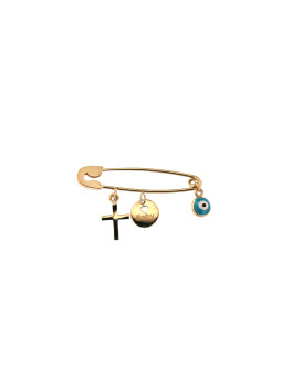 Yellow gold brooch FGS02-07