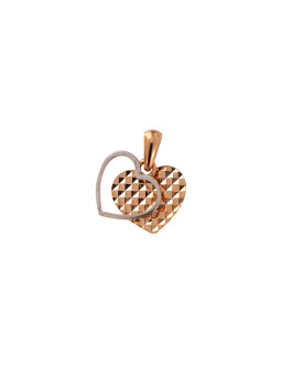 Rose gold heart pendant ARS01-41