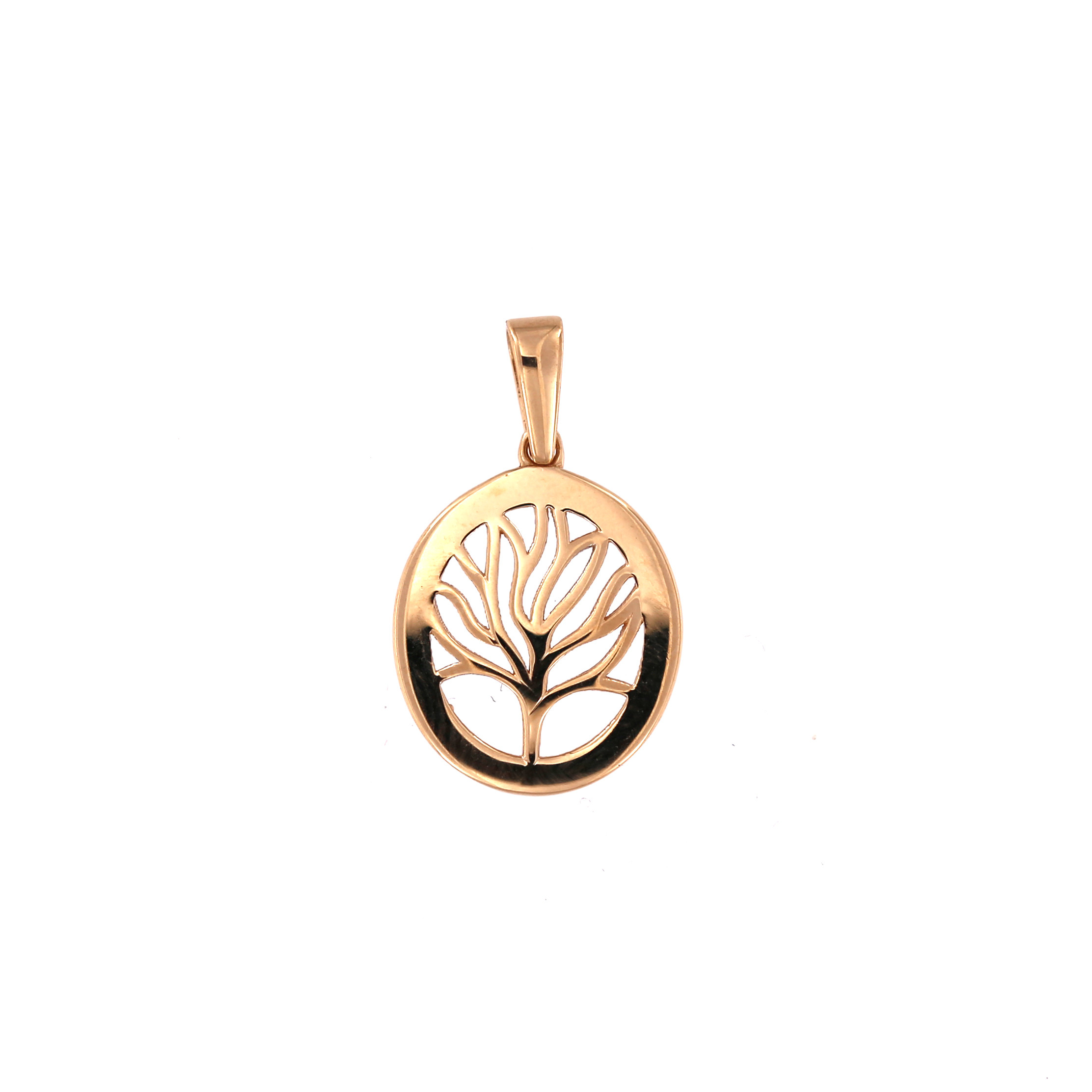 Rose gold tree of life pendant ART02-14
