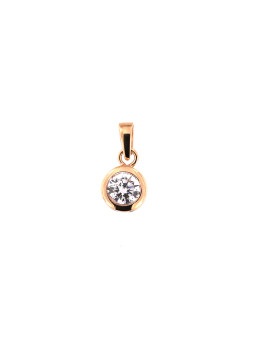 Rose gold zirconia pendant ARC01-06