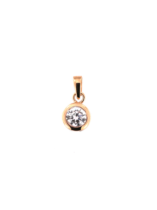 Rose gold zirconia pendant ARC01-06