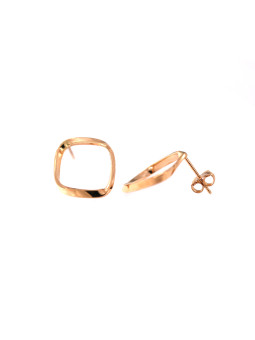 Rose gold pin earrings BRV12-03-04