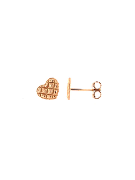 Auksiniai auskarai širdelės BRV14-01-16
