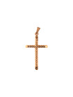 Rose gold cross pendant ARK02-46 