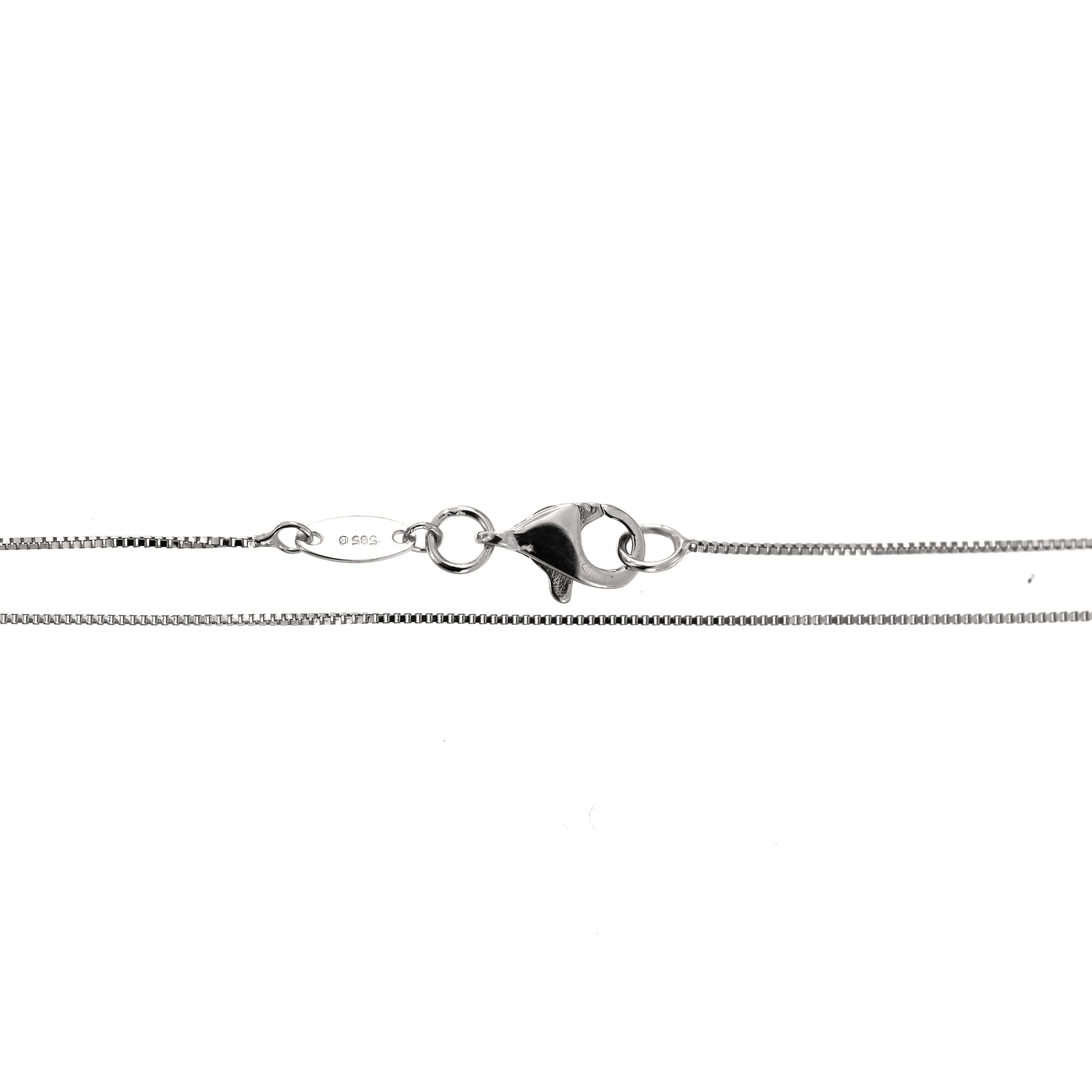 White gold chain CBBOX-0.50MM