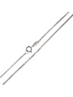 White gold chain CBBOX-0.80MM 42CM 
