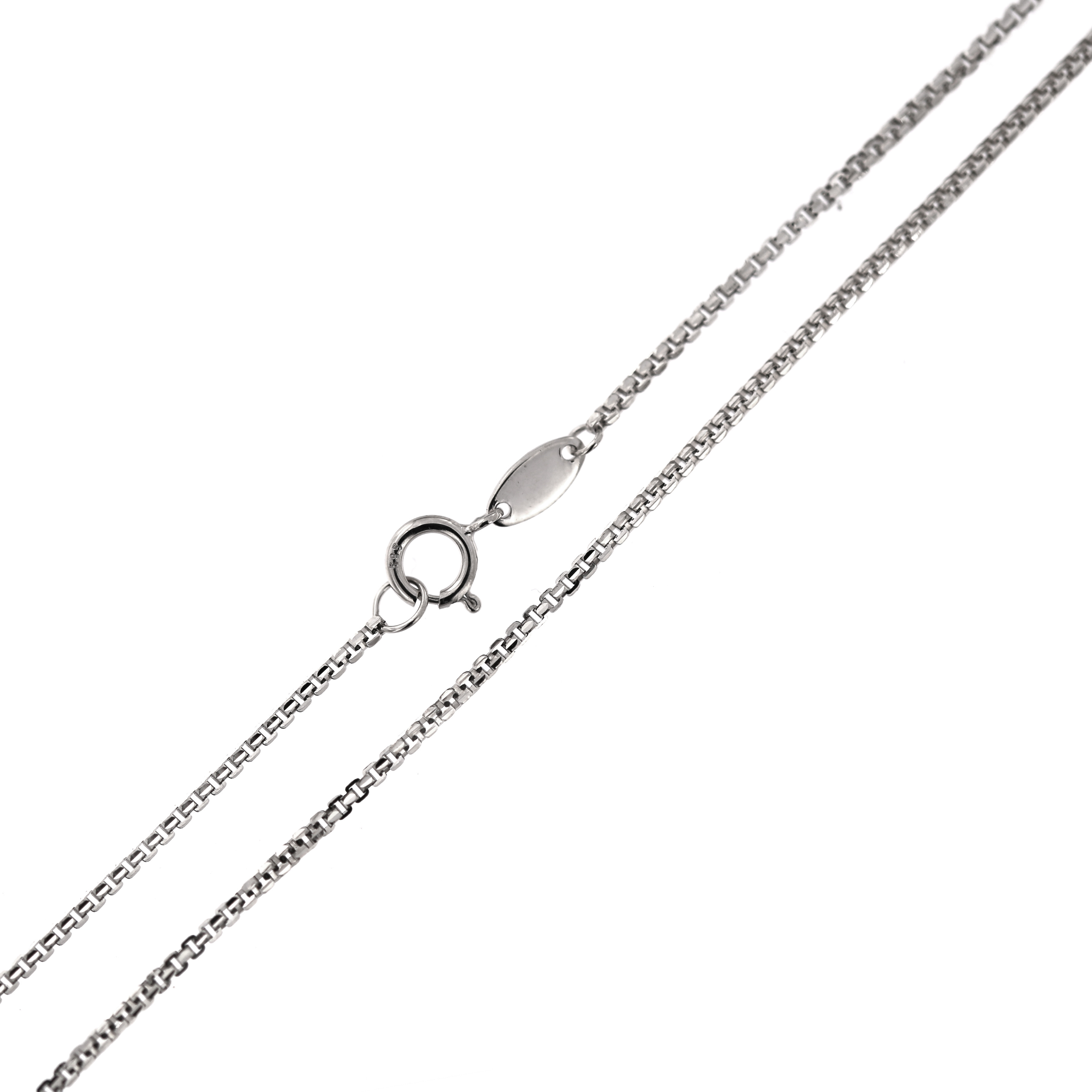 White gold chain CBBOX-0.80MM 40CM