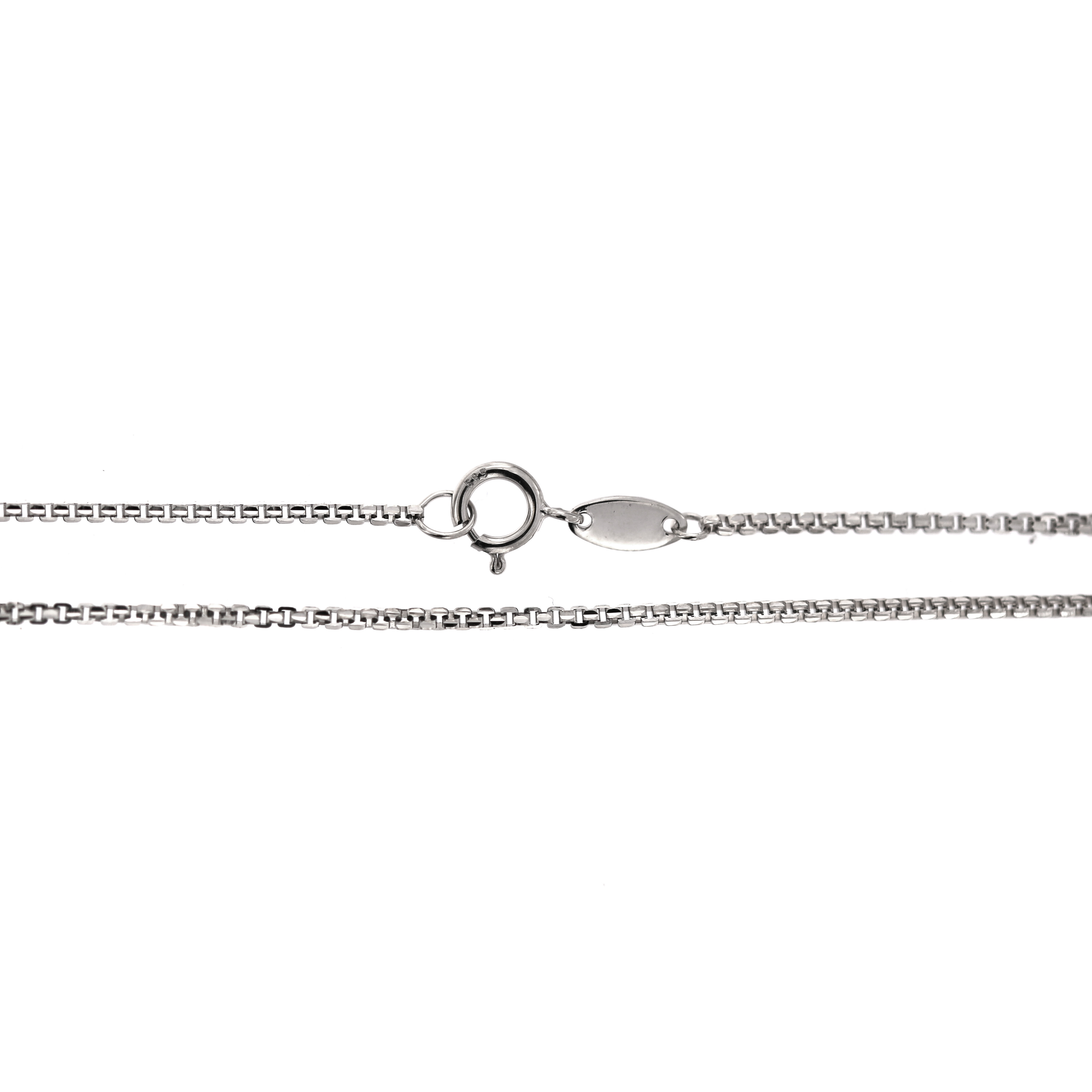 White gold chain CBBOX-0.80MM 40CM