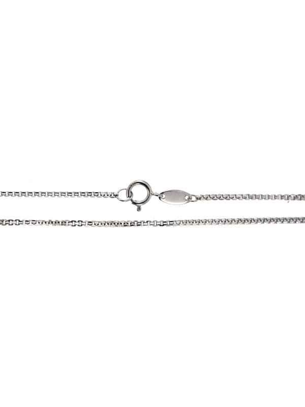 White gold chain CBBOX-0.80MM 40CM