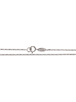 White gold chain CBBOXTW-1.00MM 45CM
