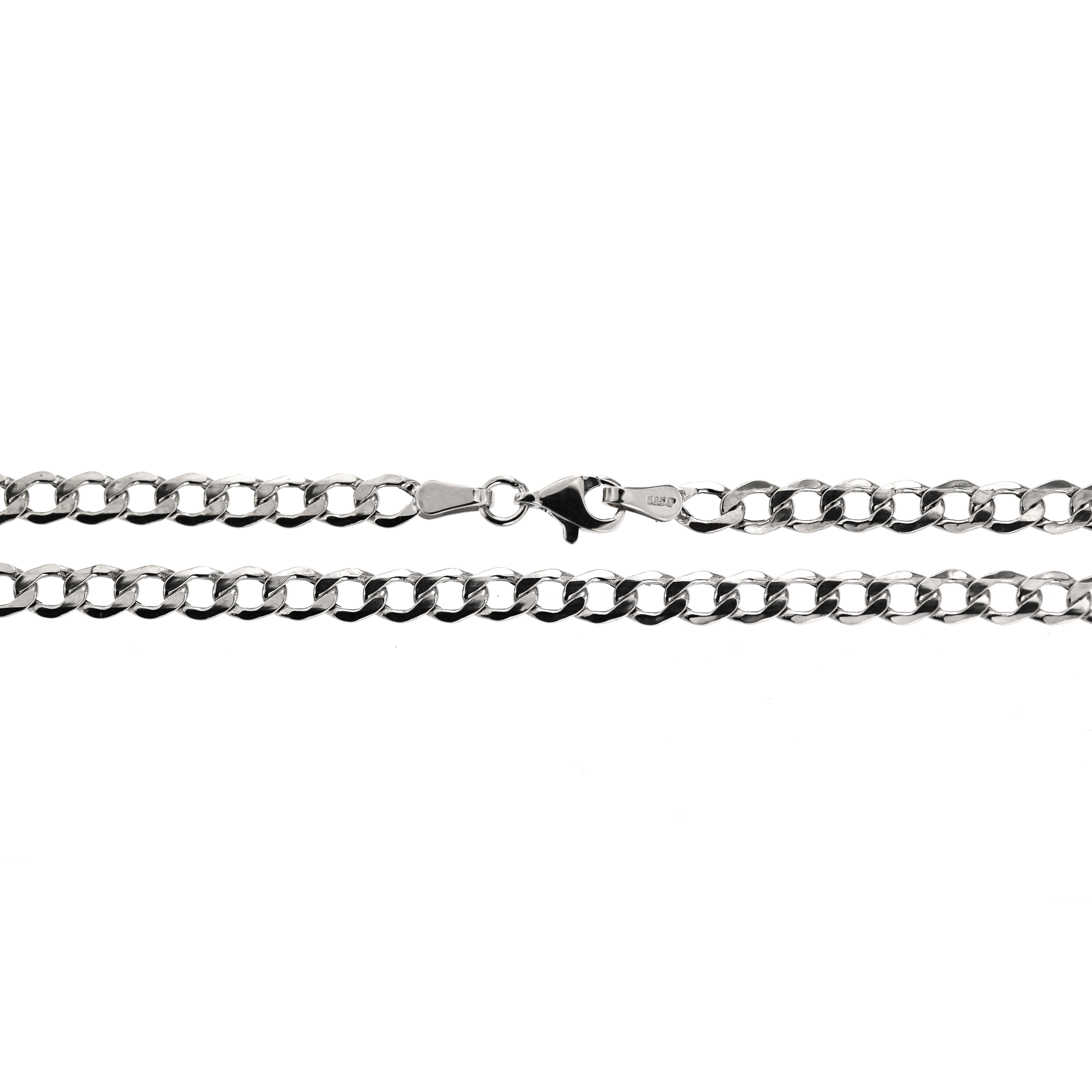 White gold chain CBG3-4.00MM 50CM