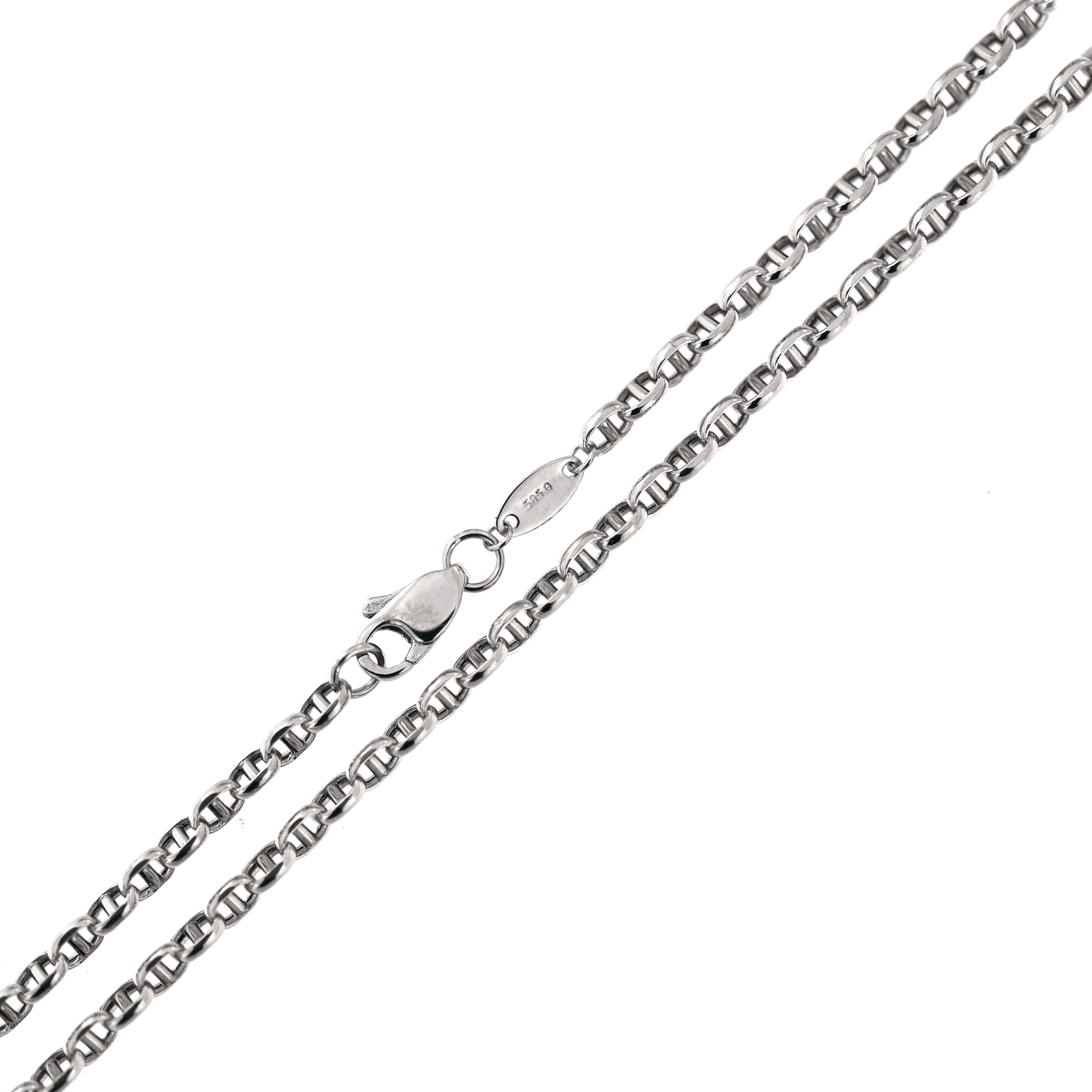 White gold chain CBLBR-2.00MM 50CM