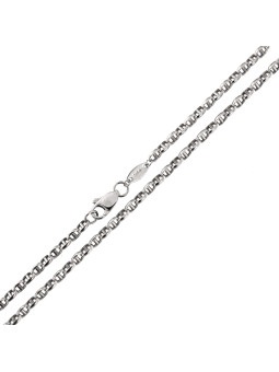 White gold chain CBLBR-2.00MM 50CM