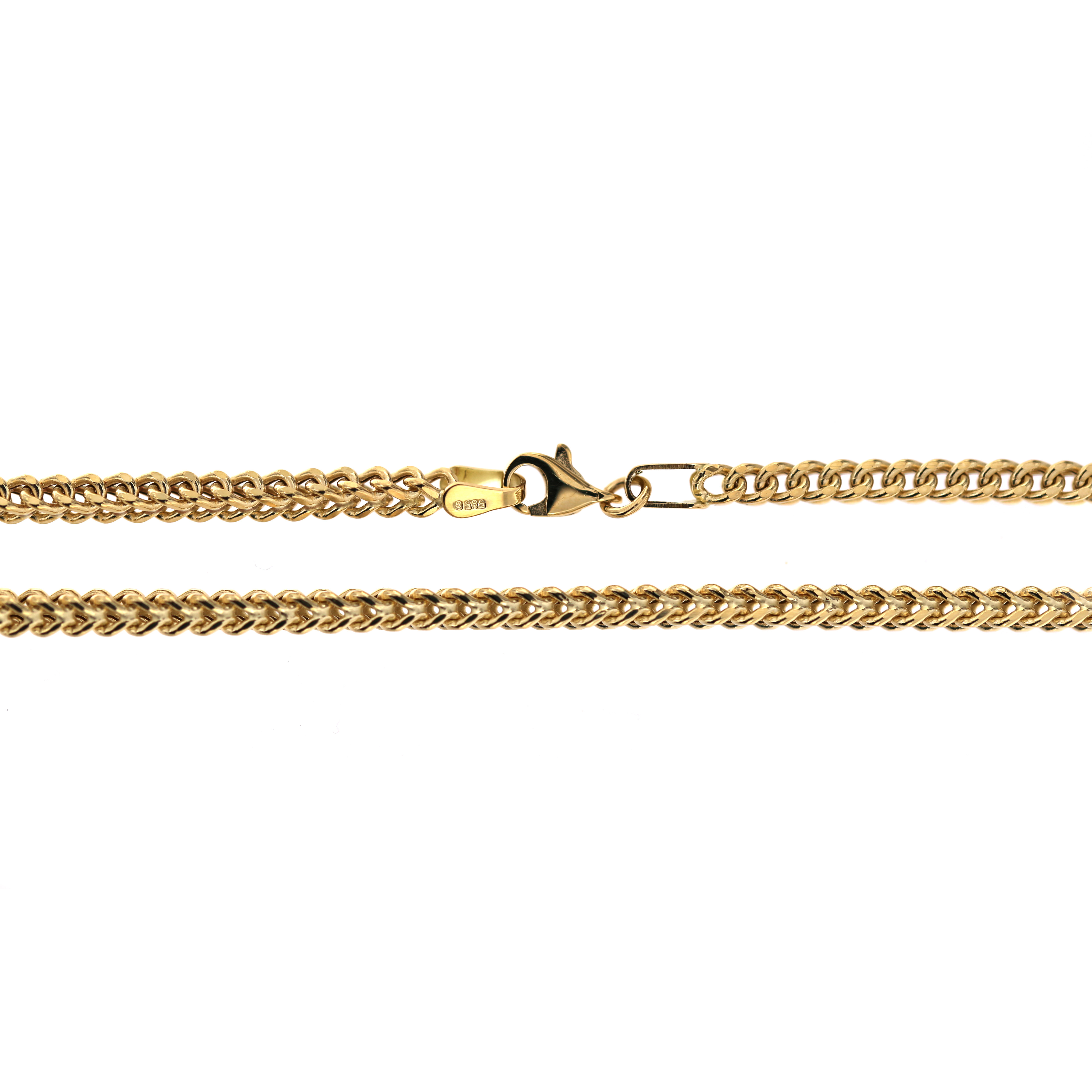 Yellow gold chain CGSPRTDK-3.00MM 50CM