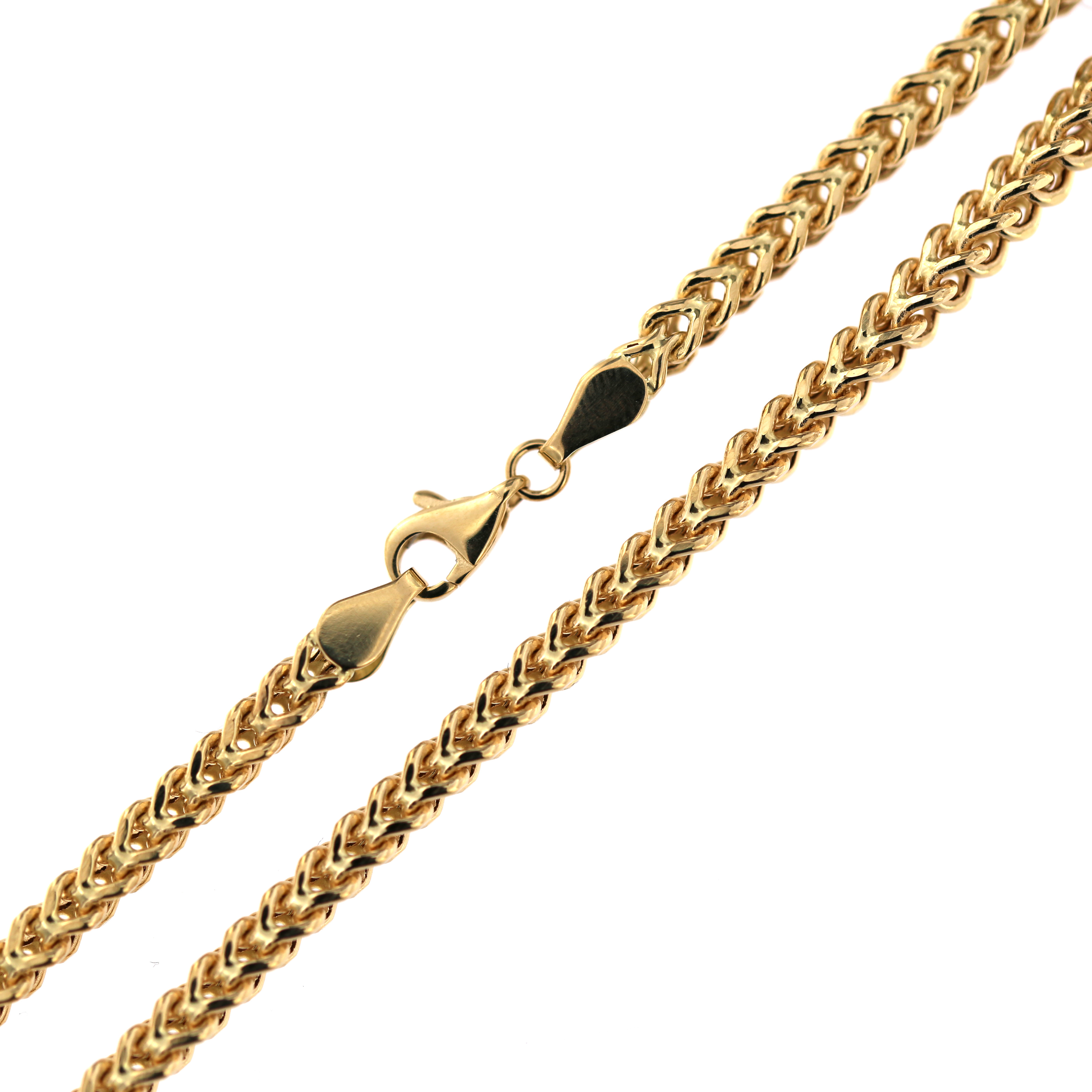 Yellow gold chain CGSPRTDK-4.00MM 55CM