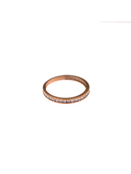 Rose gold zirconia ring DRAM02-17 15.5MM