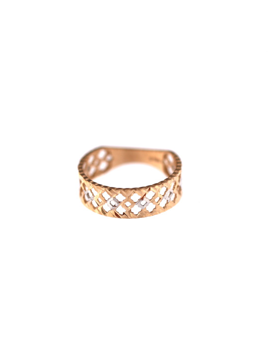 Rose gold ring DRB03-26 16.5MM