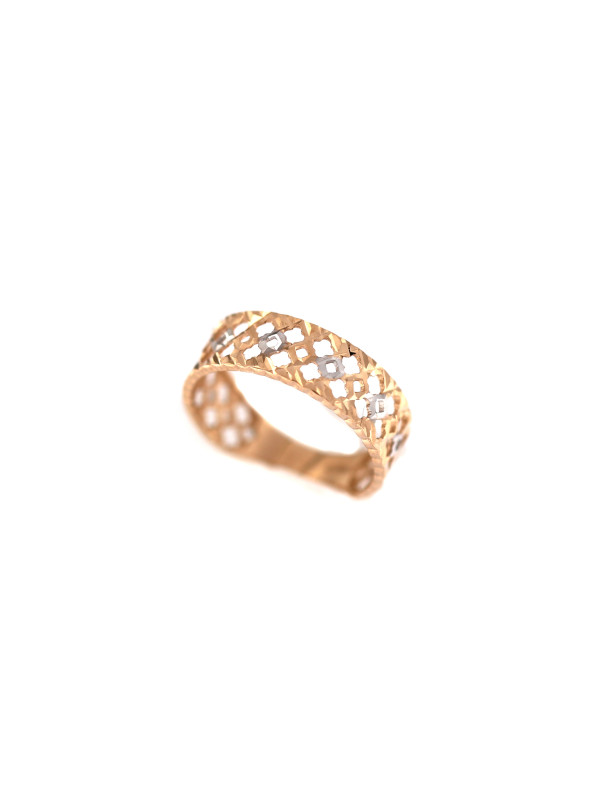 Rose gold ring DRB03-26 16.5MM