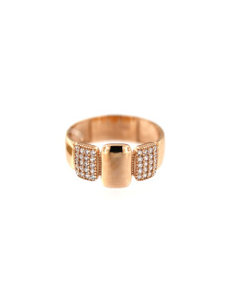 Rose gold zirconia ring DRC04-05