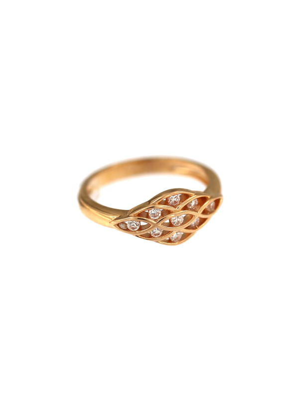 Rose gold zirconia ring DRC05-02