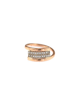 Rose gold zirconia ring DRC05-10
