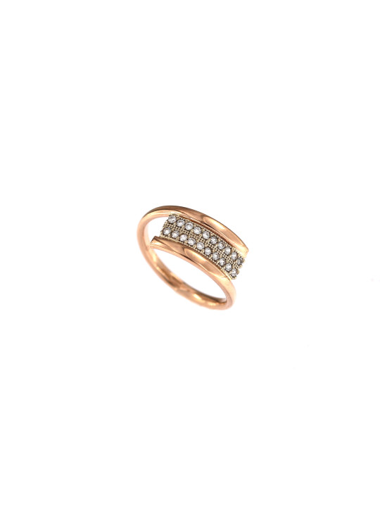 Rose gold zirconia ring DRC05-10