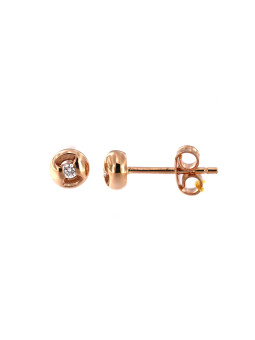 Rose gold diamond earrings BRBR01-05-05