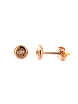 Rose gold diamond earrings BRBR01-05-06