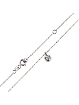 White gold diamond pendant necklace CPBR06-02