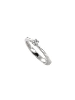 White gold engagement ring with diamond DBBR02-19