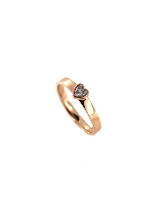 Auksinis žiedas su briliantais DRBR16-01