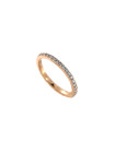 Rose gold ring with diamonds DRBR13-11 