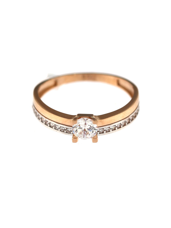 Rose gold zirconia ring DRD02-01 16MM