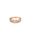 Rose gold zirconia ring DRD02-08 17MM 