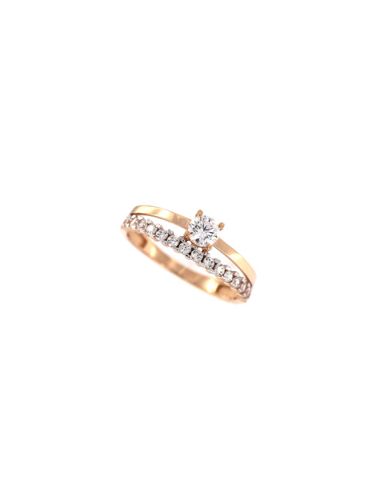 Rose gold zirconia ring DRD02-09