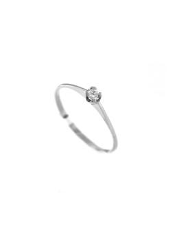 White gold engagement ring with diamond DBBR01-30
