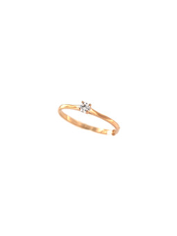 Rose gold ring with diamond DRBR01-39 0.10CT