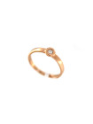 Rose gold ring with diamond DRBR06-16 