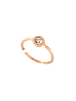 Rose gold ring with diamond DRBR19-01