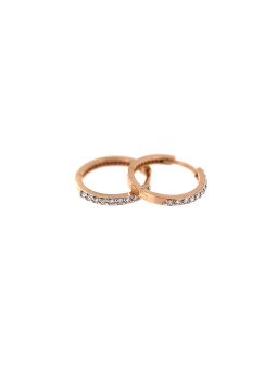 Rose gold diamond earrings BRBR04-02-01