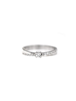 White gold engagement ring with diamonds DBBR10-10