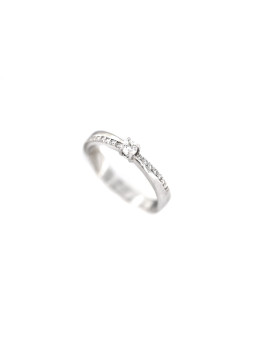 White gold engagement ring with diamonds DBBR10-10