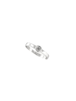 White gold engagement ring with diamond DBBR17-08