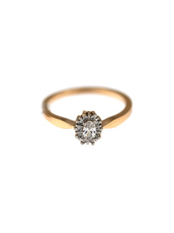 Rose gold engagement ring DRS02-03-06