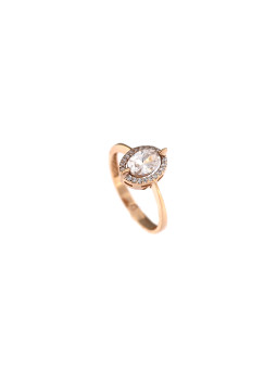 Rose gold engagement ring DRS02-03-07