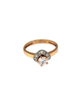 Rose gold engagement ring DRS02-05-01