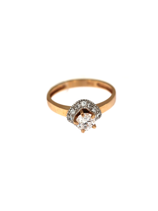 Rose gold engagement ring DRS02-05-01