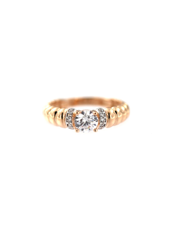 Rose gold engagement ring DRS02-06-01