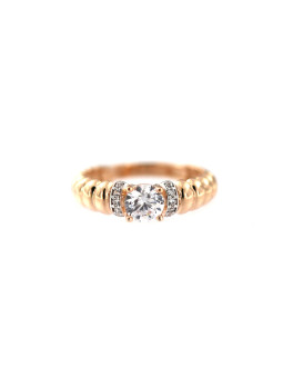 Rose gold engagement ring DRS02-06-01