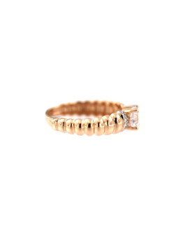 Rose gold engagement ring DRS02-06-01